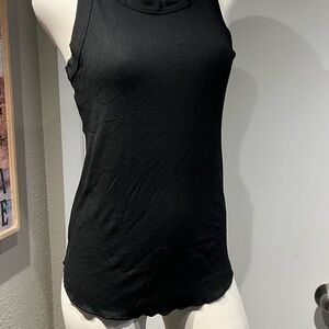 Nostalgia Black Fitted Tank Top